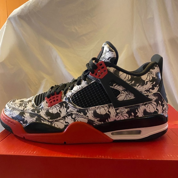 The Air Jordan 4 Retro Tattoo sneakers size 13 like new - Picture 10 of 14